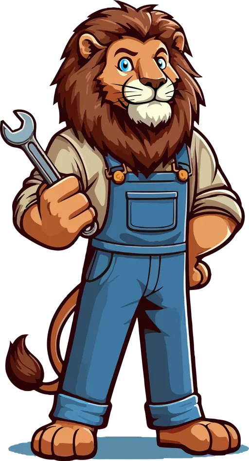 Roary, the NewRise lion mascot