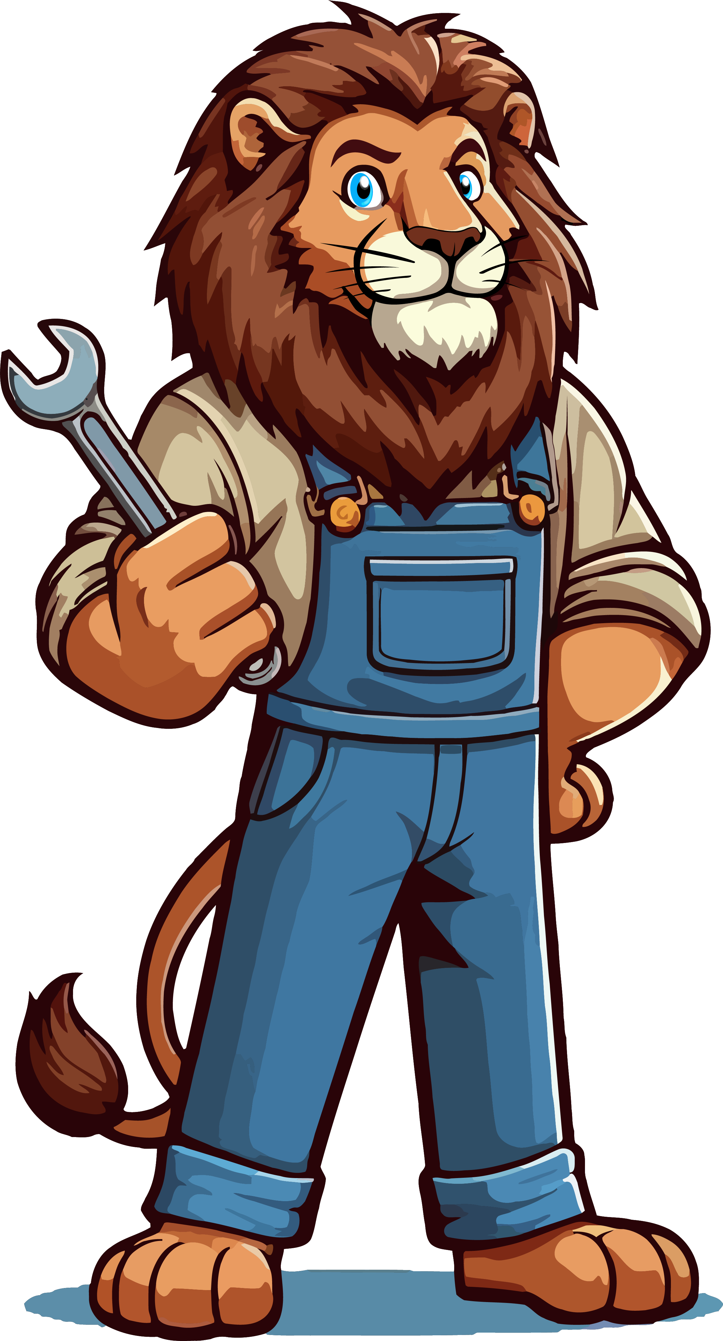 Roary, the NewRise lion mascot