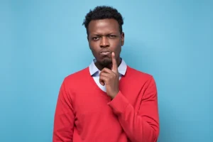Using Emergency in Your Heat Pump - Black man thinking