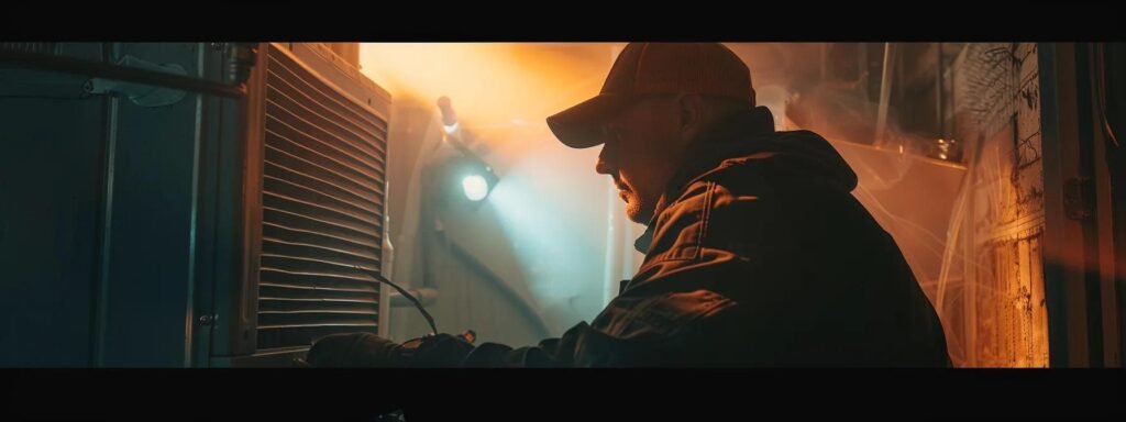 a skilled technician from a local furnace repair service company inspects a homeowner's trane unit with precision and expertise.