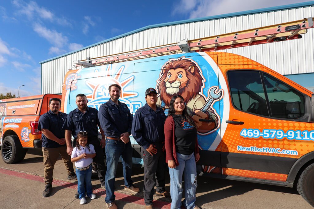 NewRise Heating & Cooling HVAC contractor serving Arlington TX, Grand Prairie TX, Duncanville TX, Fort Worth TX, Kennedale TX, and Mansfield TX